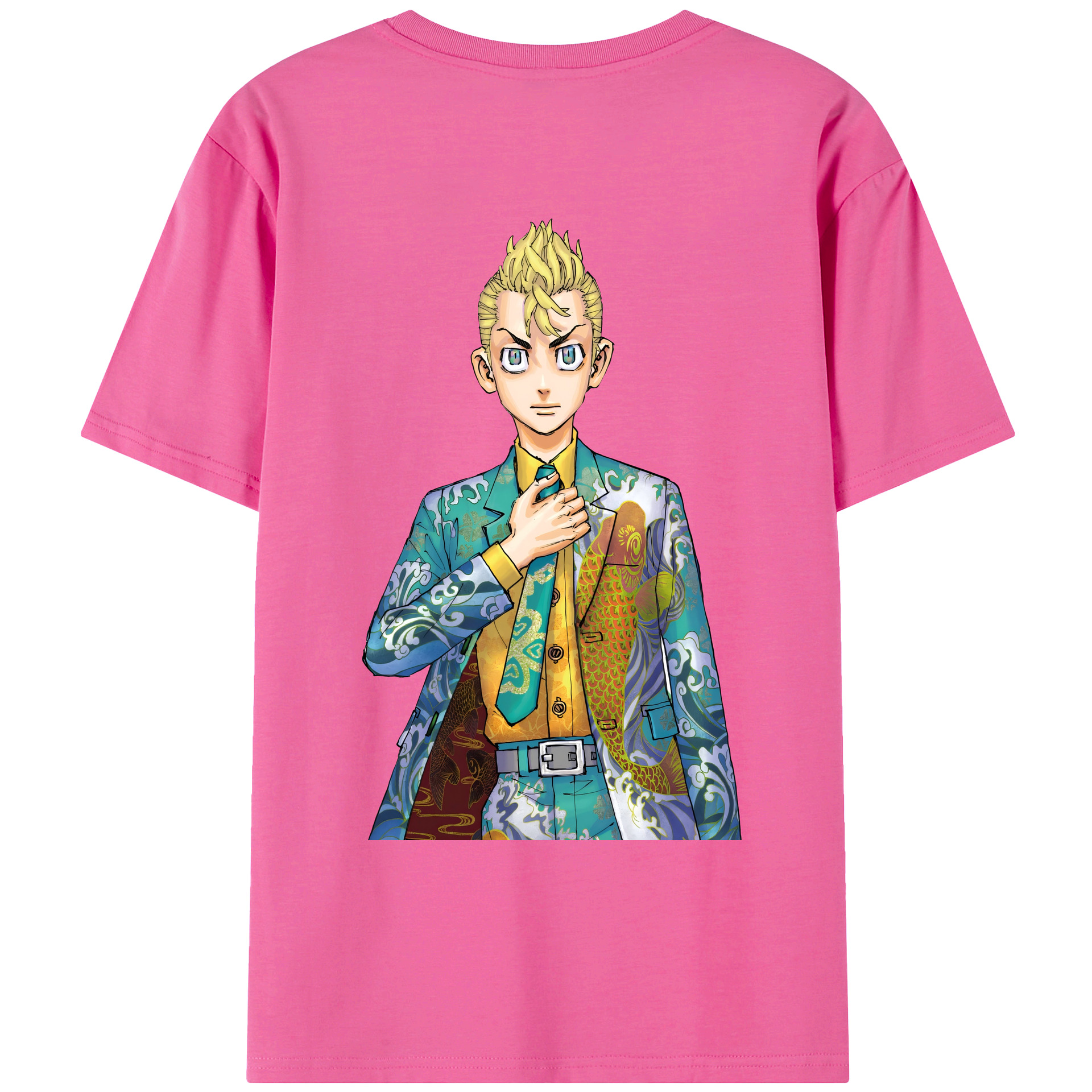 （画像用） 東京リベンジャーズ Tokyo Revengers レディース半袖Tシャツ(バックプリント)